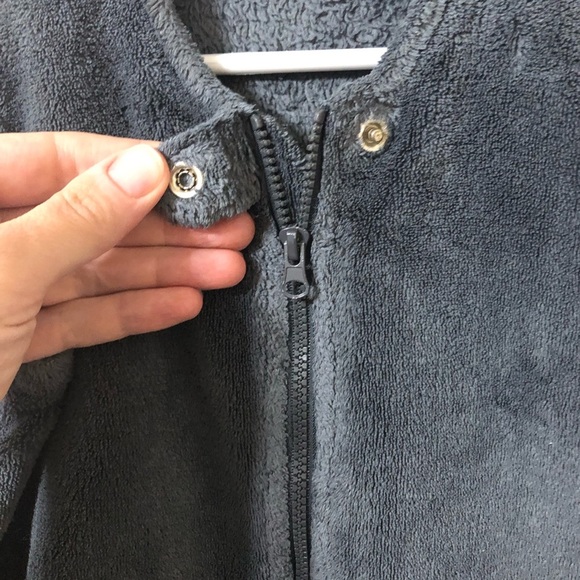 Gunamuna Gunapod Baby Fleece Wonderzip Sleep Sack in Charcoal Gray 0-9 Months - Picture 6 of 8